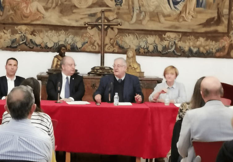 Ceremonia de apertura del encuentro anual de ACAMFE en Salamanca (Foto TA)